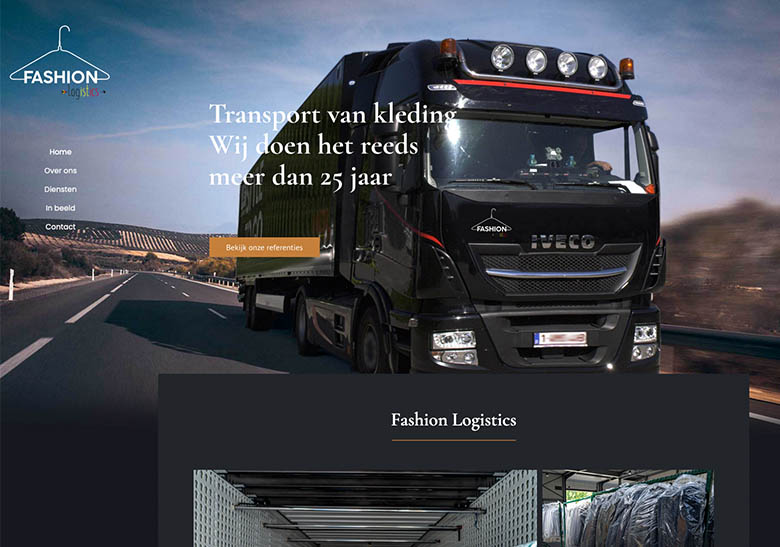 Venosites Webdesign Referentie Fashion Logistics