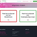 Venosites Webdesign Referentie Verpleegpraktijk Affligem