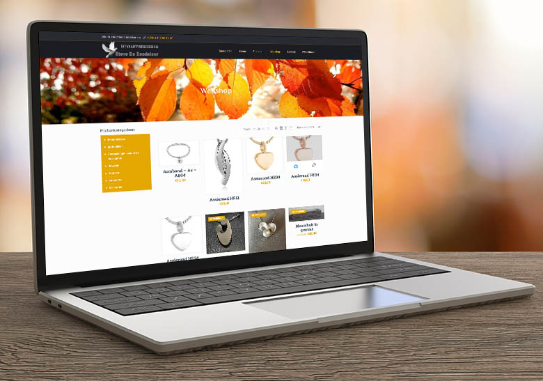 Venosites Webdesign - Webshop - uitvaartverzorging Steve De Saedeleer