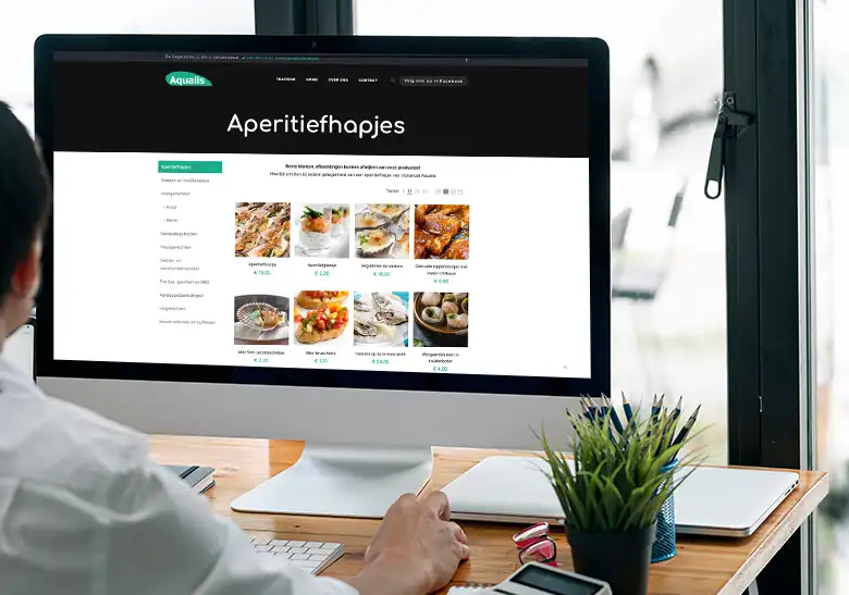 Venosites Webdesign | Vishandel Aqualis Denderleeuw